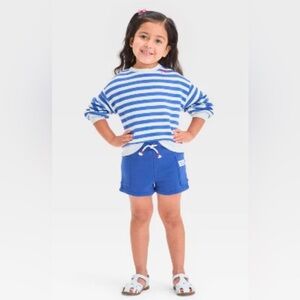 NWT Blue and White Striped Toddler Outfit